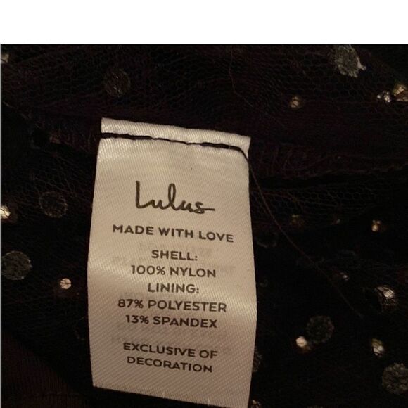 Radiant Reputation Black Rhinestone Mesh evening Holiday Bodycon Dress, S - Picture 5 of 5